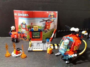 Lego 10685 Juniors Straż Pożarna Z Helikopterem