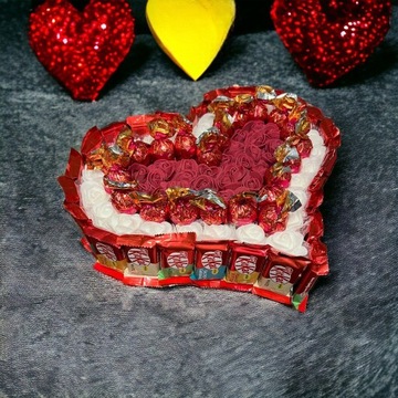 Serce Kitkat Praliny Wiśniowe Walentynki