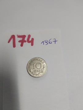 Moneta Dania 10 ore 1960-1972