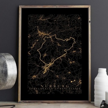 Nurburg / Nordschleife formuła 1 50x70cm plakat