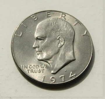 1 dolar 1974 D one dollar Eisenhower Stan !!!