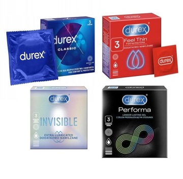 Prezerwatywy Durex 4 x 3 szt.