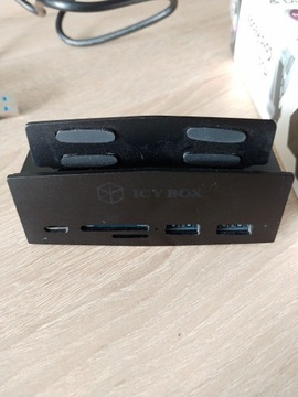 Hub USB3.0 SD/microSD IcyBox IB-HUB1408-CR