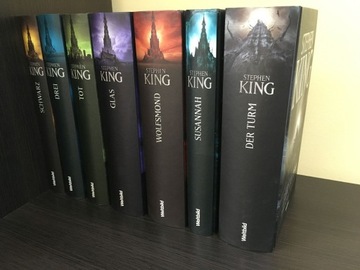 Stephen King Mroczna Wieża 1-7 wydanie niemieckie