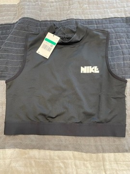 Crop Top sportowy Nike czarny damski XL