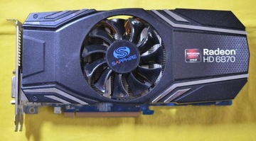 SAPPHIRE ATI RADEON HD6870 DO NAPRAWY NA CZĘŚCI