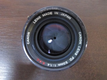 Obiektyw Canon 50mm f/1.4 FD S.S.C