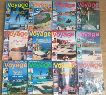 Voyage czasopismo 2003 2002 12 numerów segregator