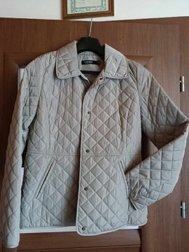 Ralph Lauren kurtka pikowana beżowa kremowa M 38