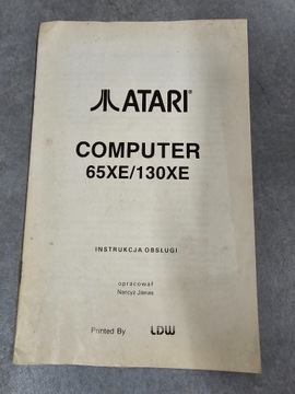 Książka Atari 65xe/130xe instrukcja obsługi PL