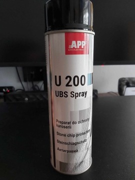 app u200 ubs spray czarny 500ml - baranek