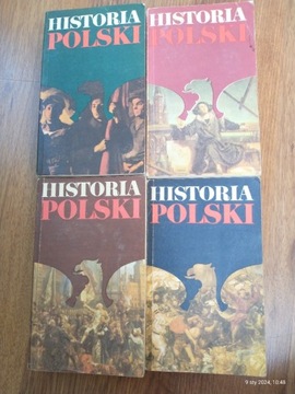 Historia Polski - zestaw 4 tomów