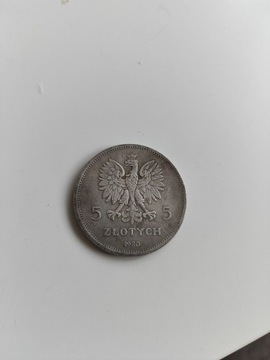 moneta 5 złotych 1930 rok 