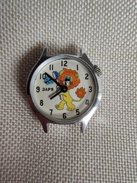 Kolekcjonerski zegarek Zaria z lwem. Sprawny. 
