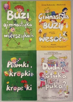 Zestaw książek logopedia Kuszewska, Jackowska