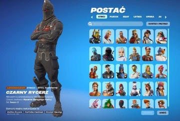 Konto FORTNITE OG BLACK KNIGHT MINTY AXE!!!