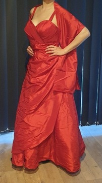 Suknia balowa 44 czerwona Sylwester wesele