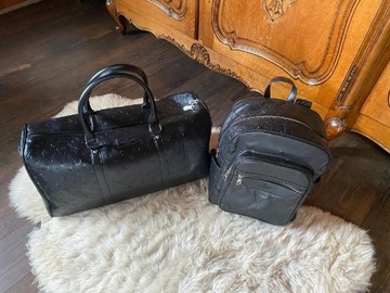Louis Vuitton kompletPremium torba podróżna+plecak