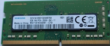 Pamięć RAM Samsung 8GB DDR4 2666MHz - do laptopa
