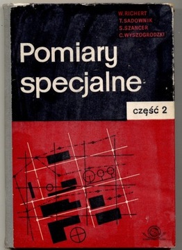 Pomiary specjalne - Richert, Sadownik 1974 r. 