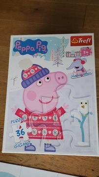 Puzzle gigant świnka peppa