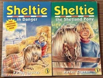 Sheltie the Shetland Pony- Peter Clover. 2 ksiażki
