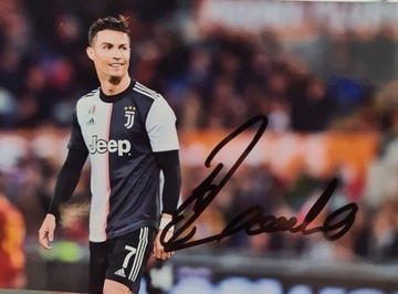 Cristiano Ronaldo oryginalny autograf 