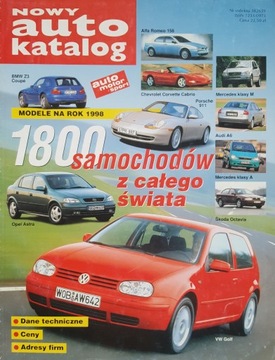 Nowy Auto Katalog 1998 - Samochody Świata