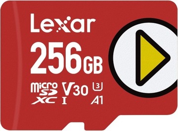 nowa! oryginalna karta pamięci Lexar Play microSDXC 256GB do gier A1 U3 V30