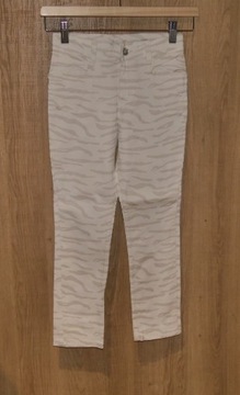 *H&M* śliczne spodnie zebra nowe 122