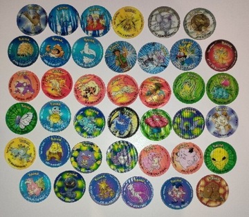 Pokemon tazo 3d set 2 komplet kolekcja 