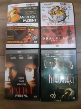 DVD zestaw 7; 6 filmów- Malice pełnia zła, Dracula