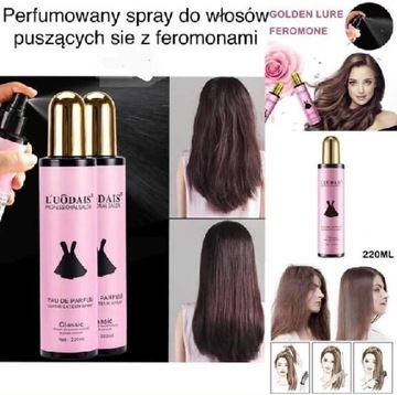 Spray wygładzający do włosów z feromonami 220ml