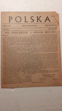 POLSKA ORGAN ZJEDNOCZENIA POLSKIEGO 1944