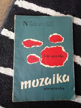 Unikat Czasopismo językowe 1967 MOZAIKA NIEMIECKA