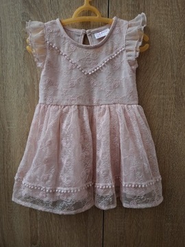 Różowa sukienka r. 80 So Cute