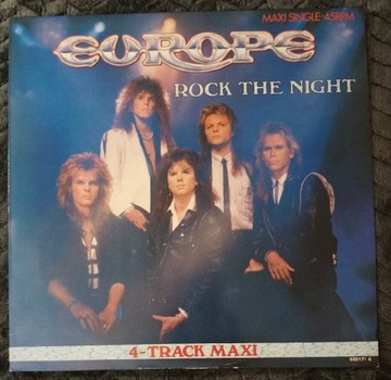 EUROPE Rock The Night 4-track MAXI SP12" !! NM- !!