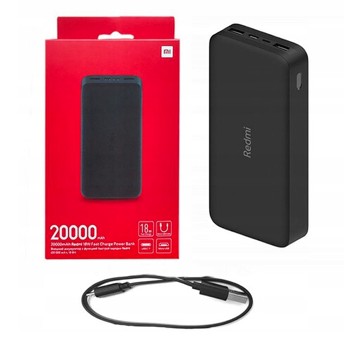 Powerbank Xiaomi 20000 mAh Redmi 18W Fast cha.Nowy