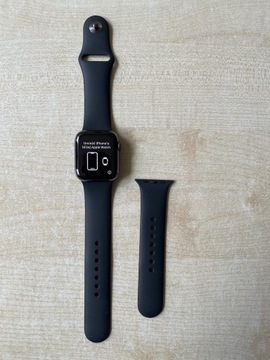 Apple Watch 6 40mm stal/szafir, GPS/LTE - idealny