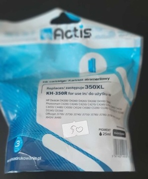 Tusz Actis KH-350R (HP 350XL CB336EE)  25ml czarny