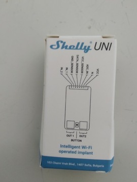 Shelly uni inteligentny moduł przekaźnik wifi