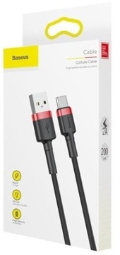 Kabel nylonowy USB USB-C Type-C Quick Charge 3.0 2