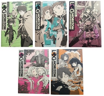 Zestaw Log Horizon 1-5 Tom Studio JG Tuono Mamare