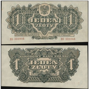 Polska powojenna,1 złoty, 1944