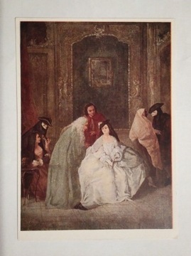 PIETRO LONGHI scena z dramatu wyd. ros. 1957 r.