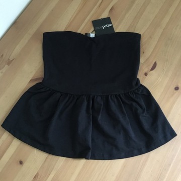 Asos petite top z baskinką 36/S nowy z metka grana