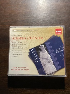CD Giordano ANDREA CHENIER Callas Del Monaco EMI