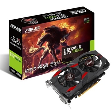 Asus Cerberus NVIDIA, 4 GB, GeForce GTX 1050 Ti