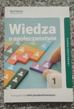 Wiedza o społeczeństwie 1 Podręcznik Zakres podst.