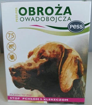 Obroża owadobójcza dla psa 75cm. 